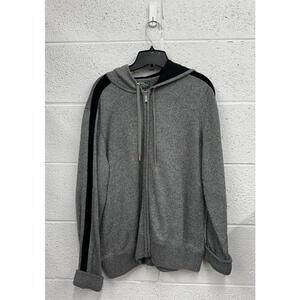 Ralph Lauren Gray w/ Black Knit Sweatshirt (L)